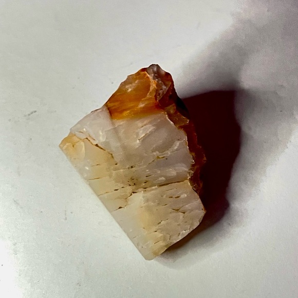 New Natural Orange White Agate Cluster Cave Creek Arizona Sacral Chakra FreeForm - Picture 4 of 12